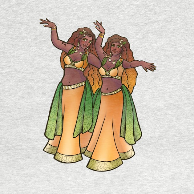 Gemini Belly Dancers by bubbsnugg